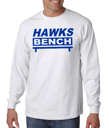 Hawks Bench Front Long Sleeve Shirt